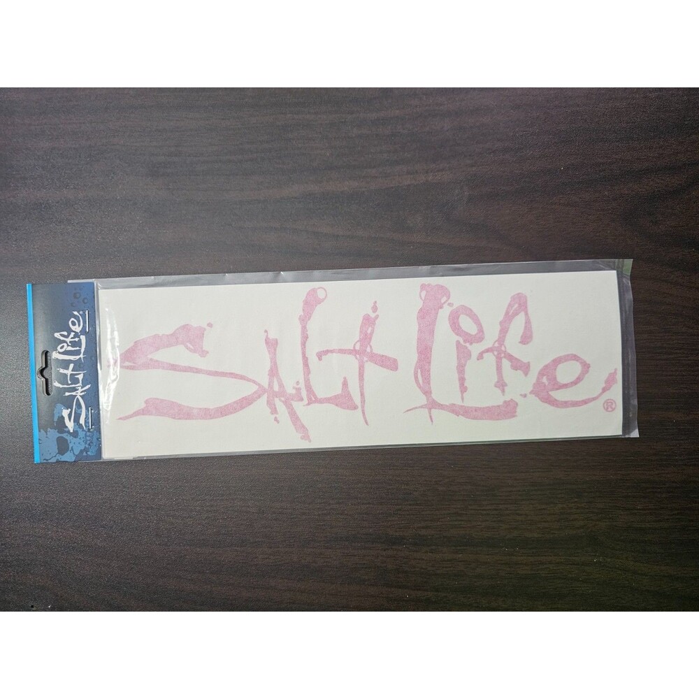 Salt Life Decal Medium Pink Vinyl Sticker SAD930 NIP New $12 MSRP